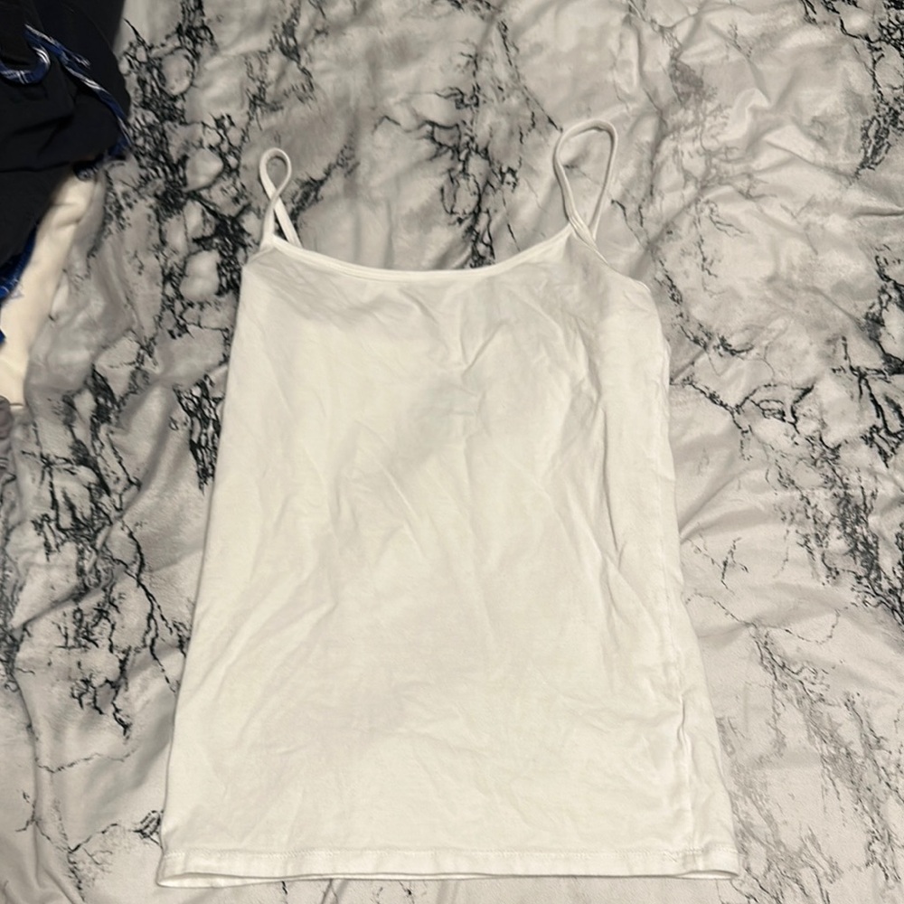 White Spaghetti Strap Top